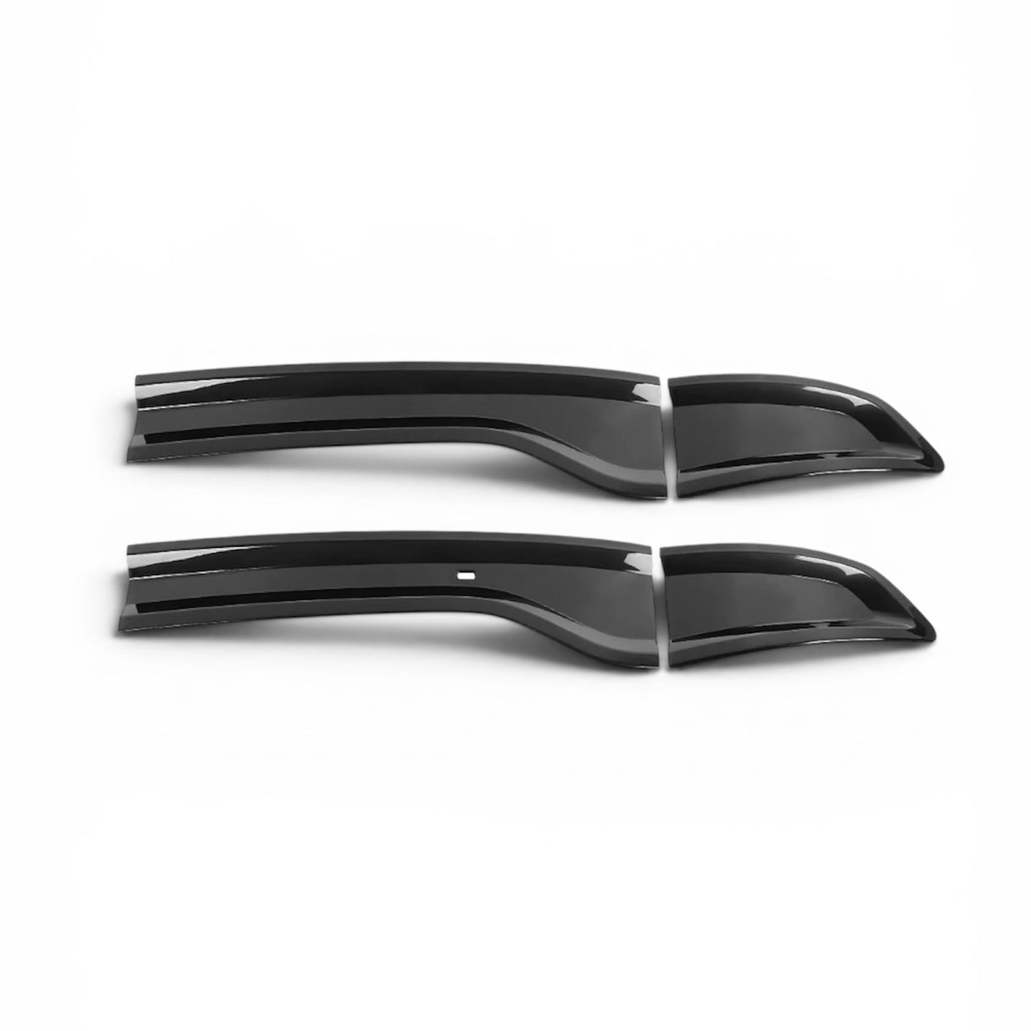 Smoked Tail Light Covers for 2015+ Charger | Gloss Black ABS Rear Tail Lamp Overlay Trim