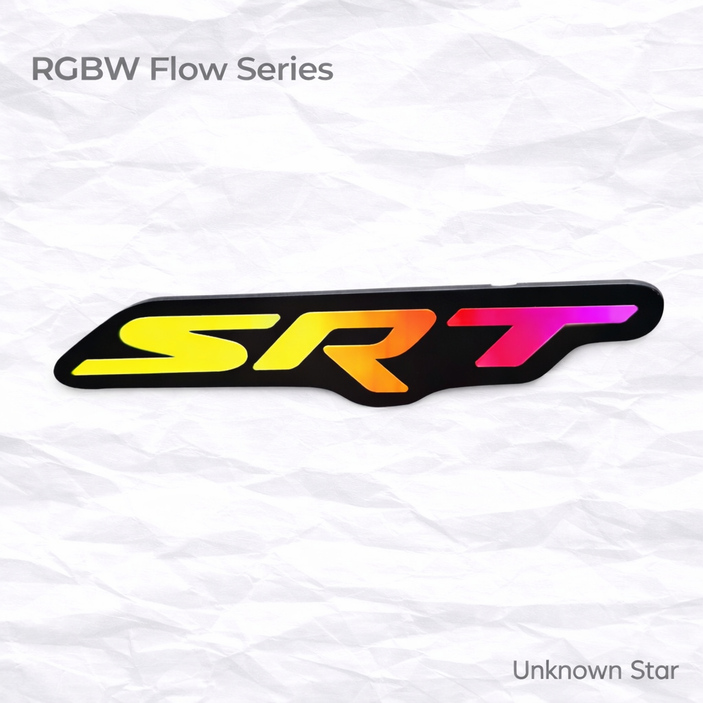 SRT RGB Flow Series LED Badge Emblem Logo