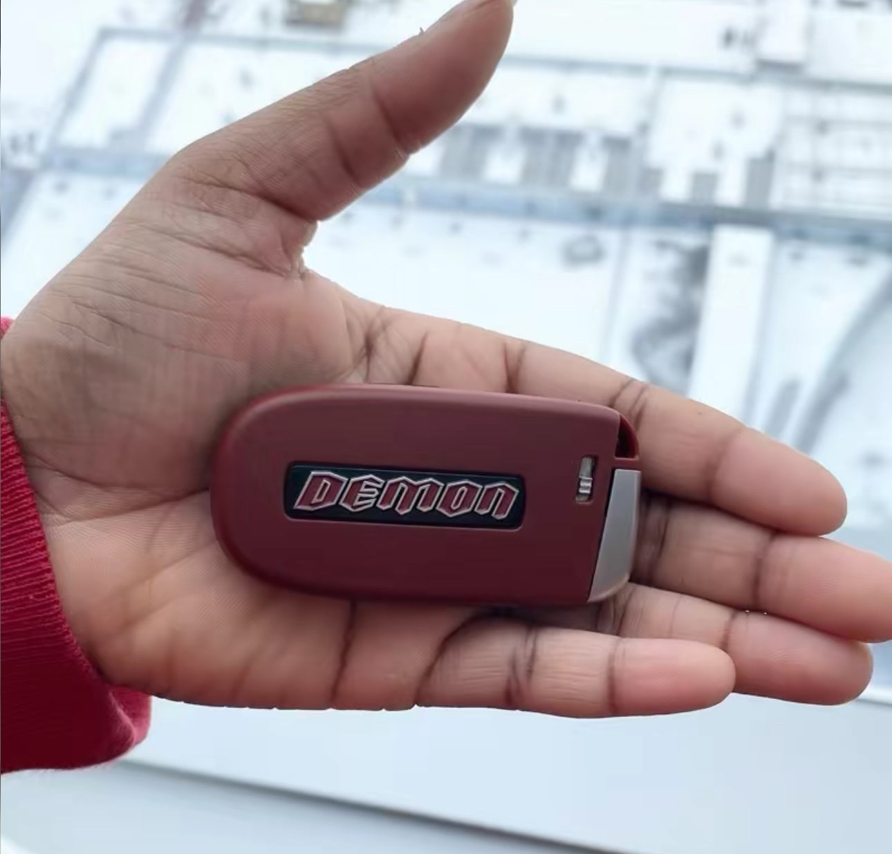 DEMON RED KEY FOB