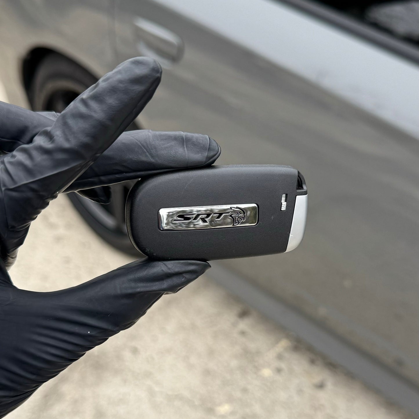 SRT SILVER KEY FOB