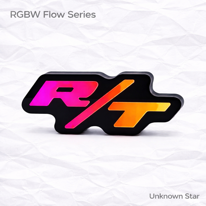 R/T RGB Flow Series LED Badge Emblem Logo