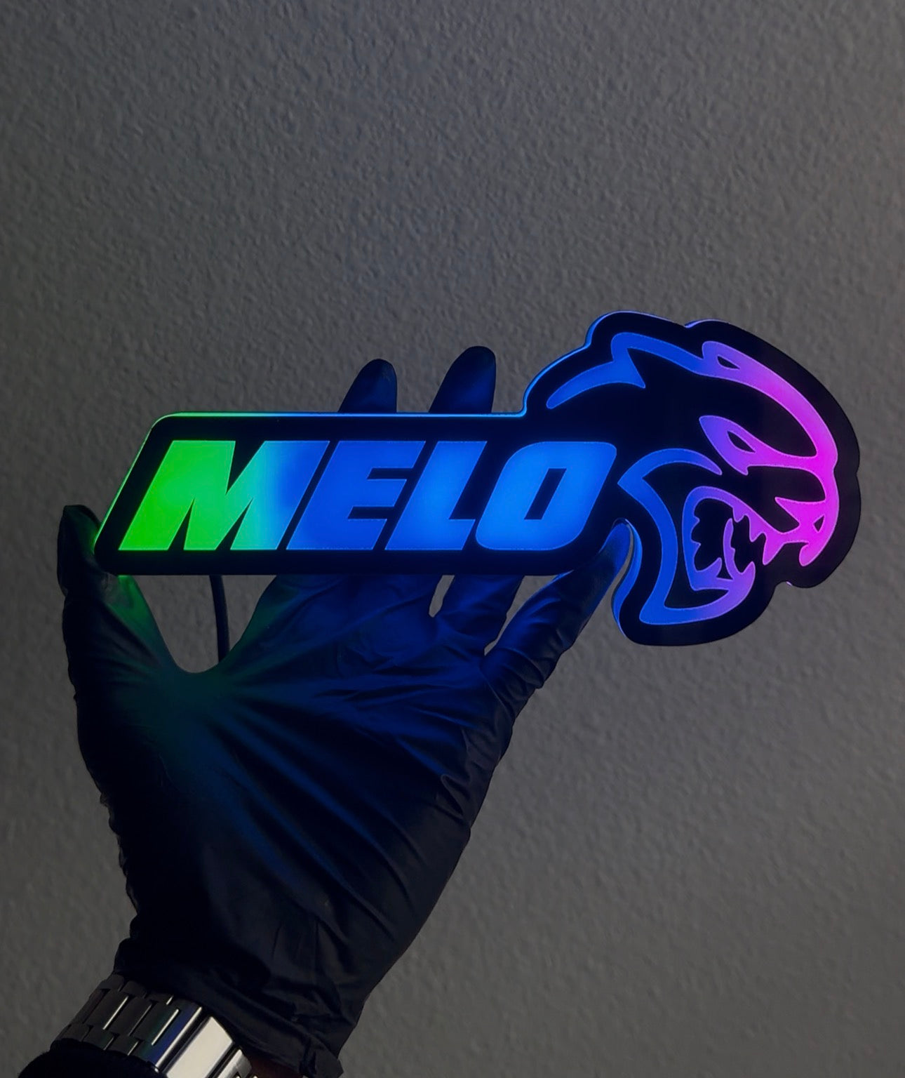 Custom RGB LED Car Emblem Deposit | Personalized Illuminated Badge